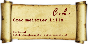 Czechmeiszter Lilla névjegykártya