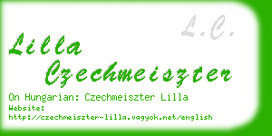 lilla czechmeiszter business card